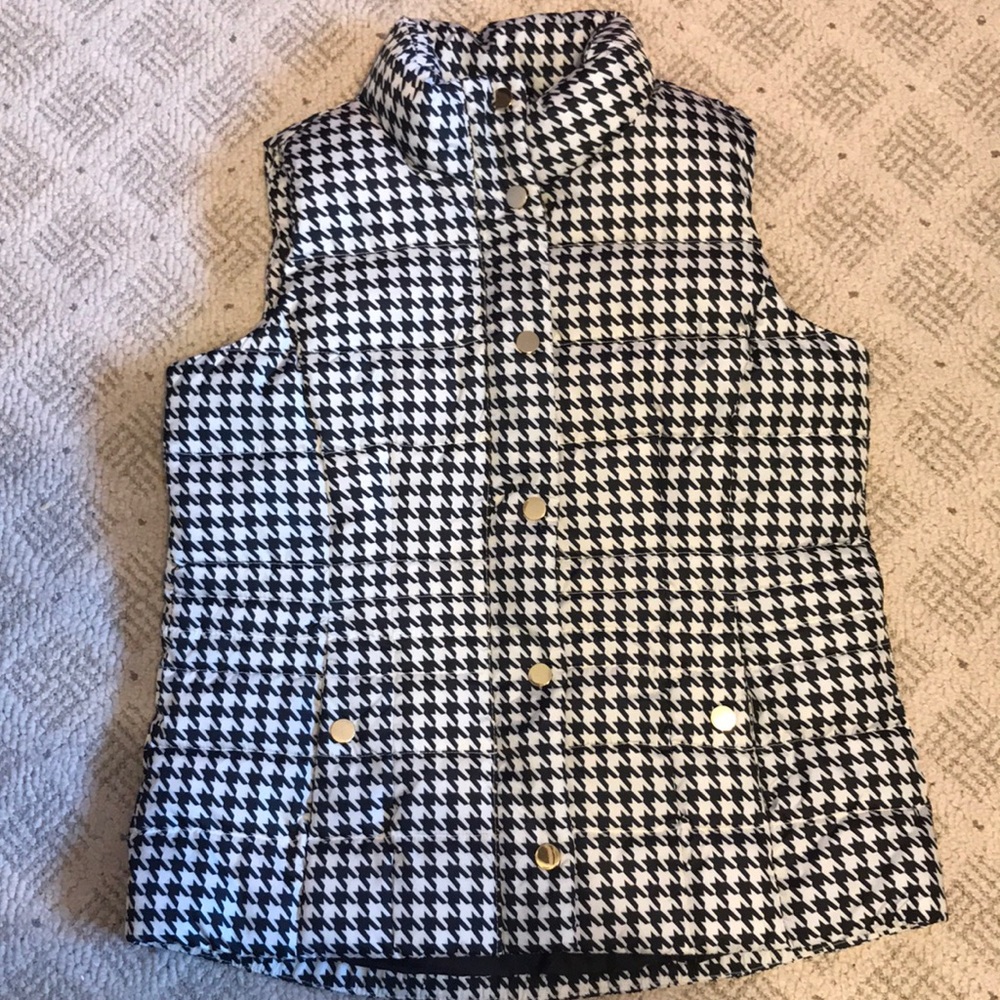 Black & White Checkered Vest